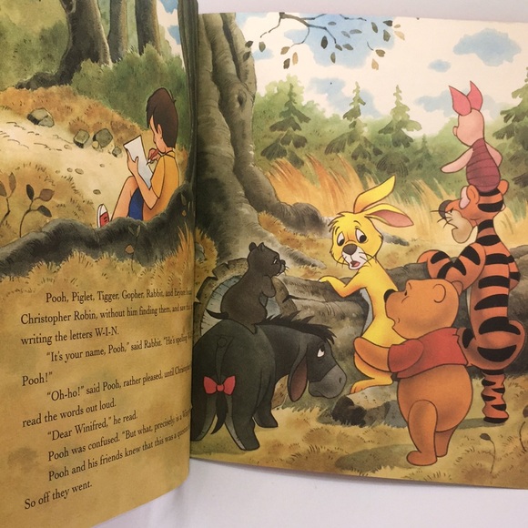 Winnie The Pooh and Valentines, Too by Liza Alexander Picture Book Scholastic - Picture 3 of 8